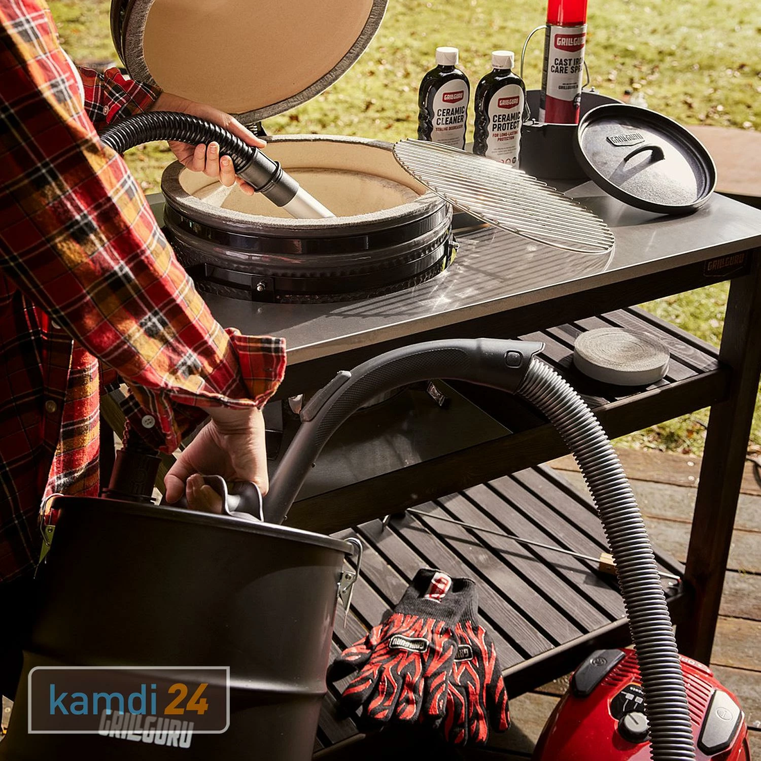 Grill Guru Grilltisch Compact Schwarz Lasiert 3 Grill Guru Grilltisch Compact Schwarz Lasiert – Bild 3