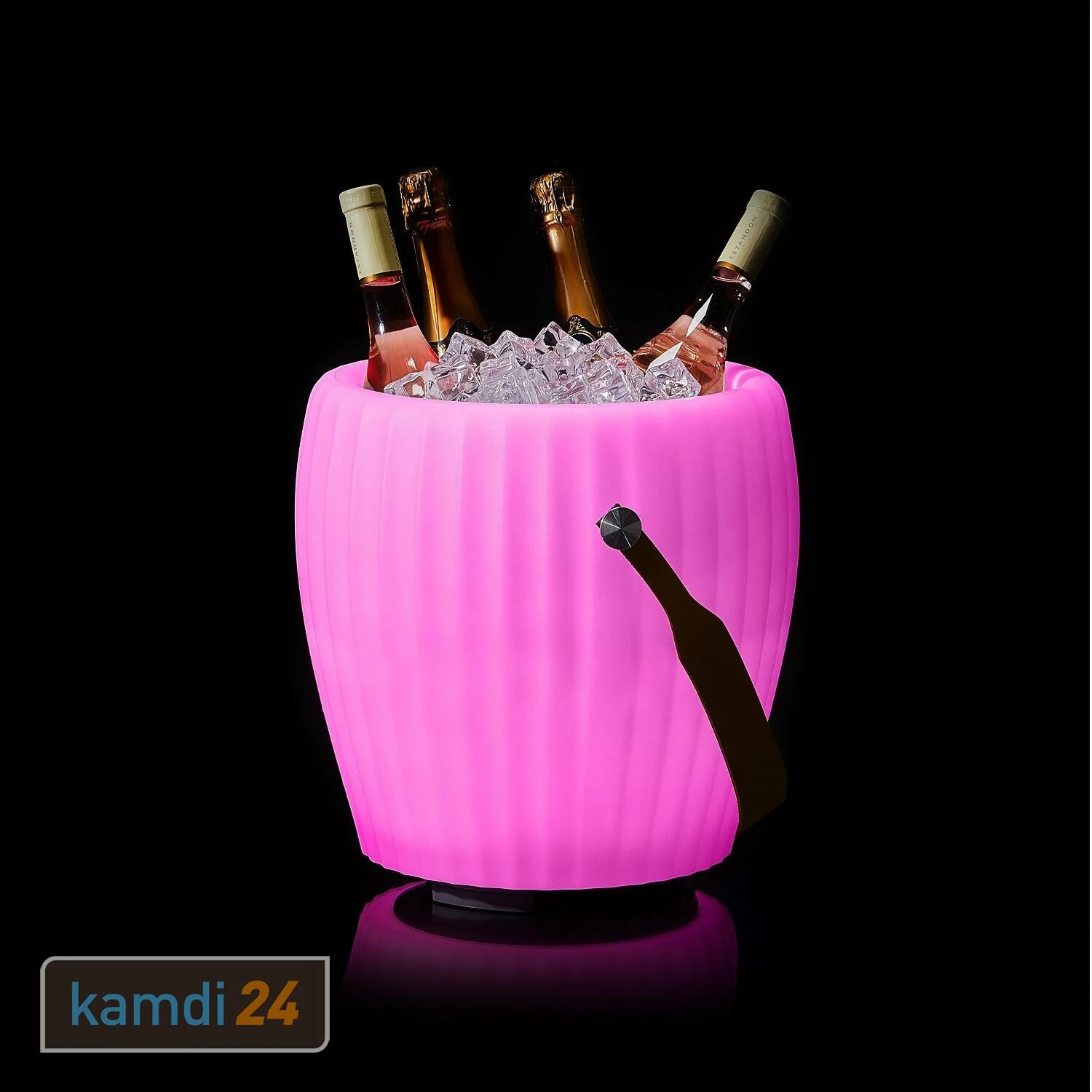 JOOULS The JOOULY Bowl Getränkekühler Mit Bluetooth-Lautsprecher Und LED-Beleuchtung - Rippenstruktur 4 JOOULS The JOOULY Bowl Getränkekühler Mit Bluetooth-Lautsprecher Und LED-Beleuchtung - Rippenstruktur – Bild 4