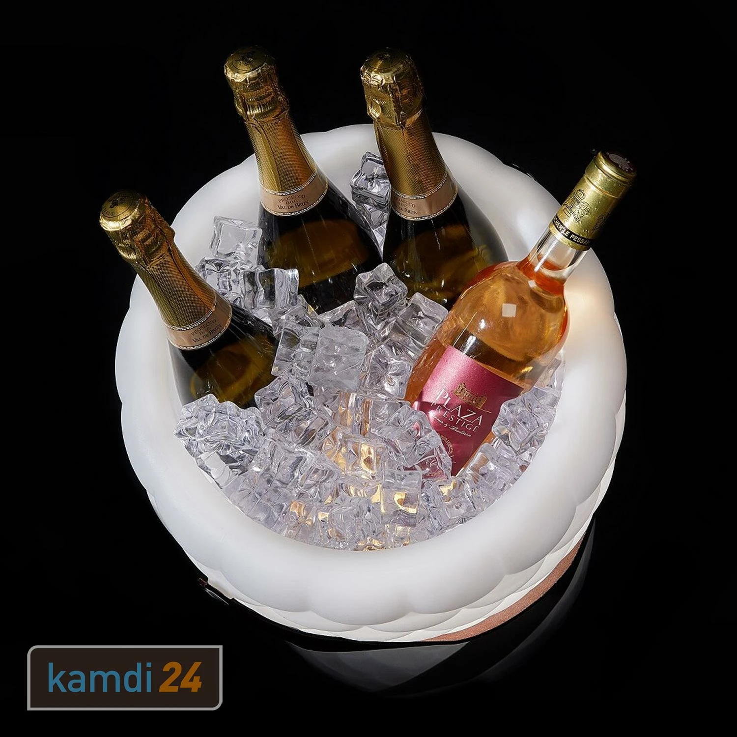 JOOULS The JOOULY Bowl Ltd. Getränkekühler Mit Bluetooth-Lautsprecher Und LED-Beleuchtung - Wabenstruktur 2 JOOULS The JOOULY Bowl Ltd. Getränkekühler Mit Bluetooth-Lautsprecher Und LED-Beleuchtung - Wabenstruktur – Bild 2