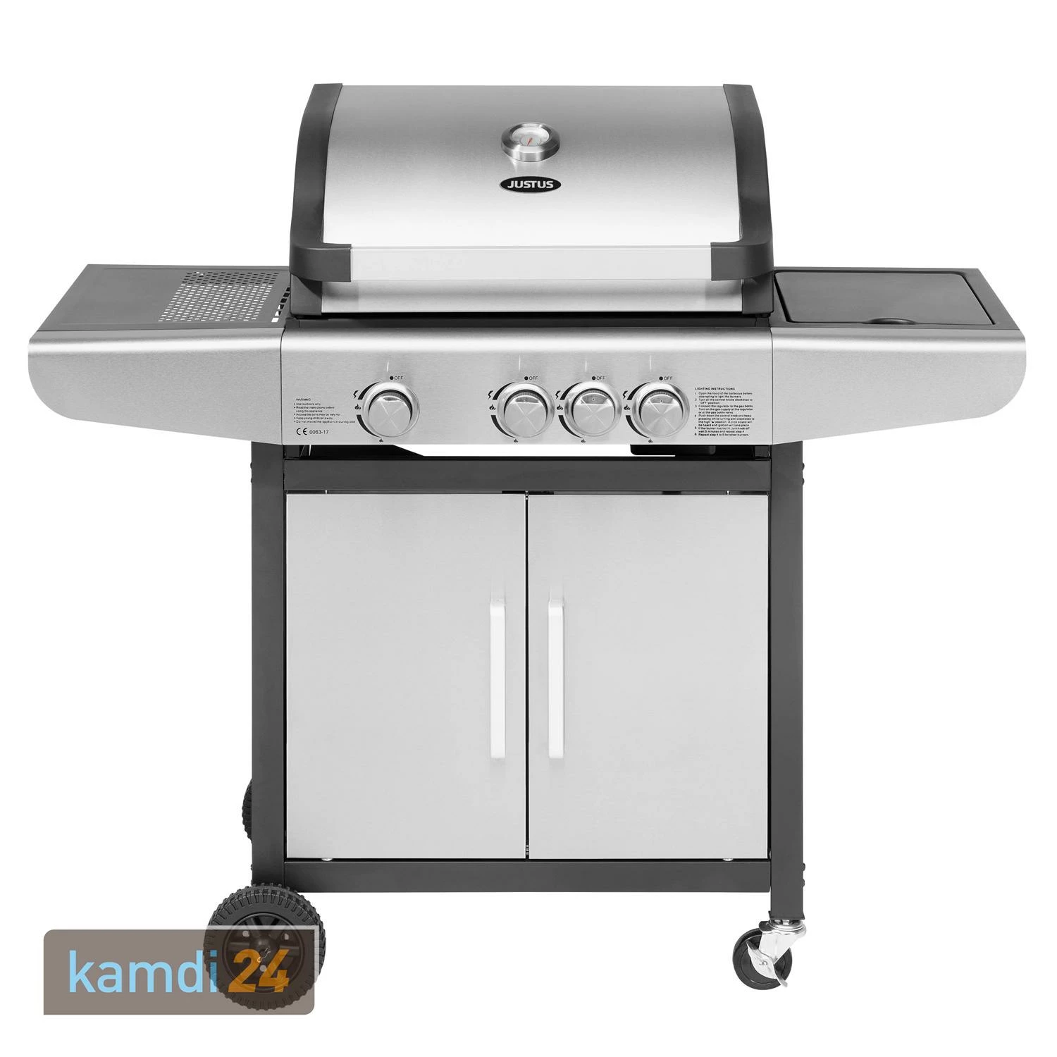 Justus Ares 3SU Gasgrill 1 Justus Ares 3SU Gasgrill
