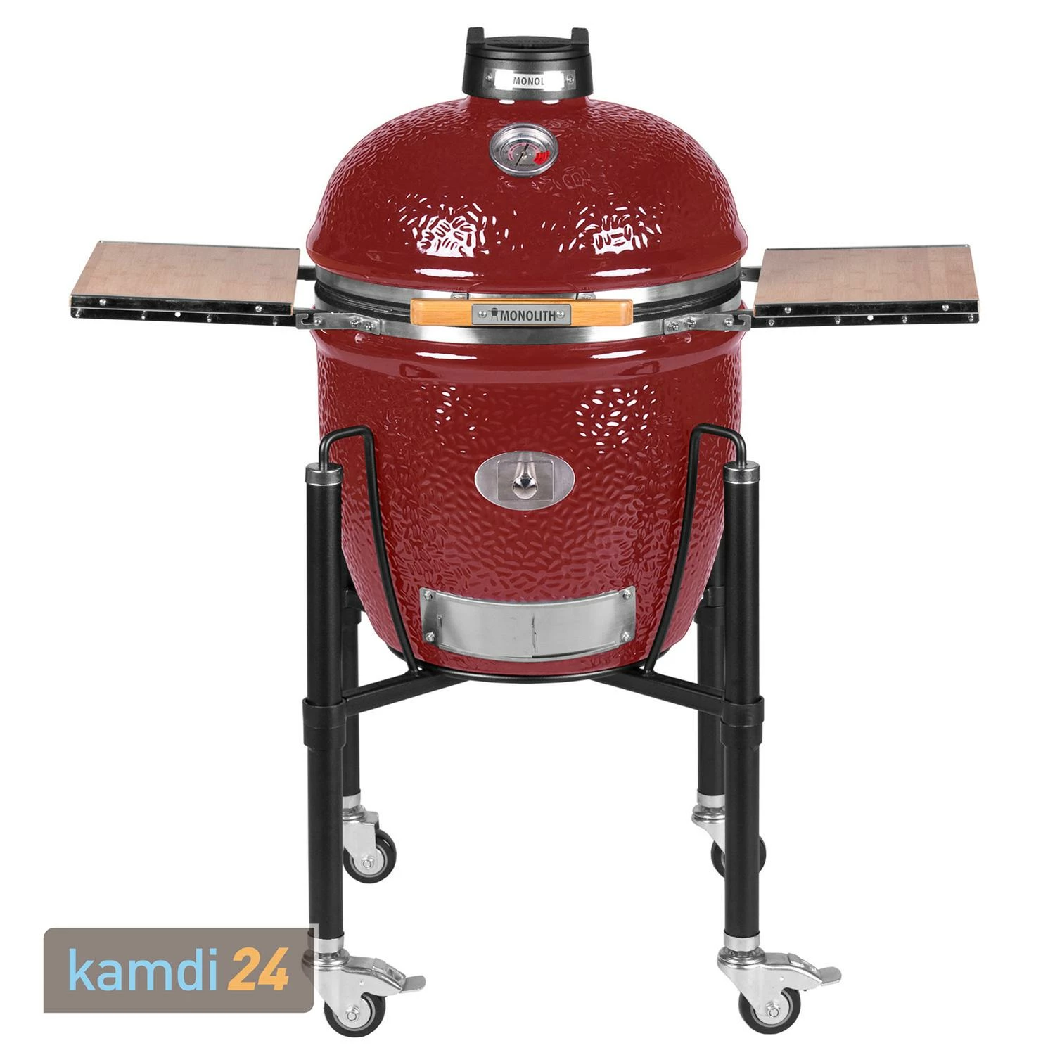 MONOLITH CLASSIC Keramikgrill PRO-Serie 2.0 Rot Inkl. Gestell Und Zubehör 1 MONOLITH CLASSIC Keramikgrill PRO-Serie 2.0 Rot Inkl. Gestell Und Zubehör