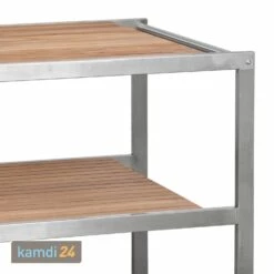 MONOLITH Grilltisch Aus Edelstahl Und Teakholz Für LeCHEF -WEBER Verkäufe monolith grilltisch aus edelstahl und teakholz fuer lechef m 2