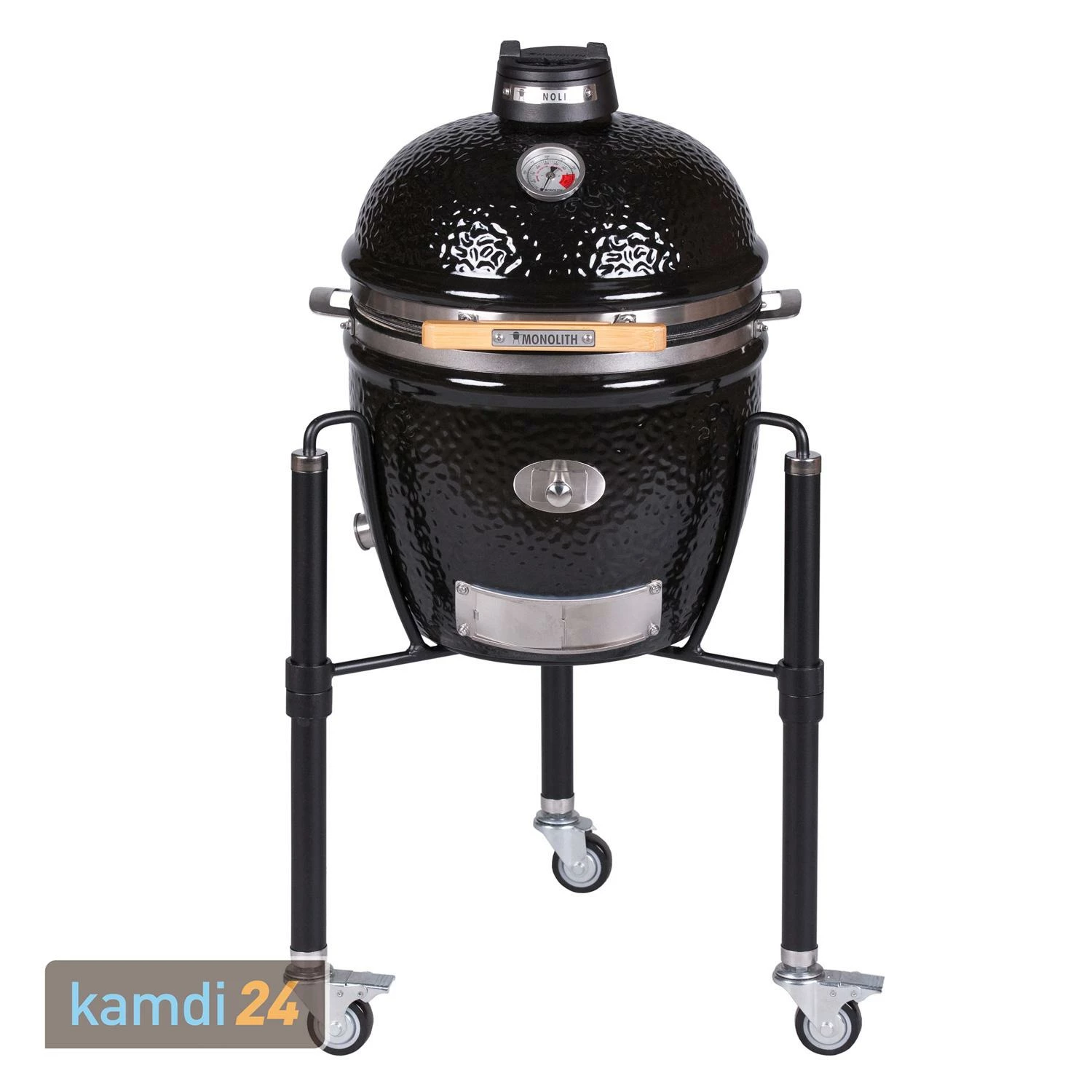 MONOLITH JUNIOR Keramikgrill PRO-Serie 2.0 Schwarz Mit Gestell 2 MONOLITH JUNIOR Keramikgrill PRO-Serie 2.0 Schwarz Mit Gestell – Bild 2