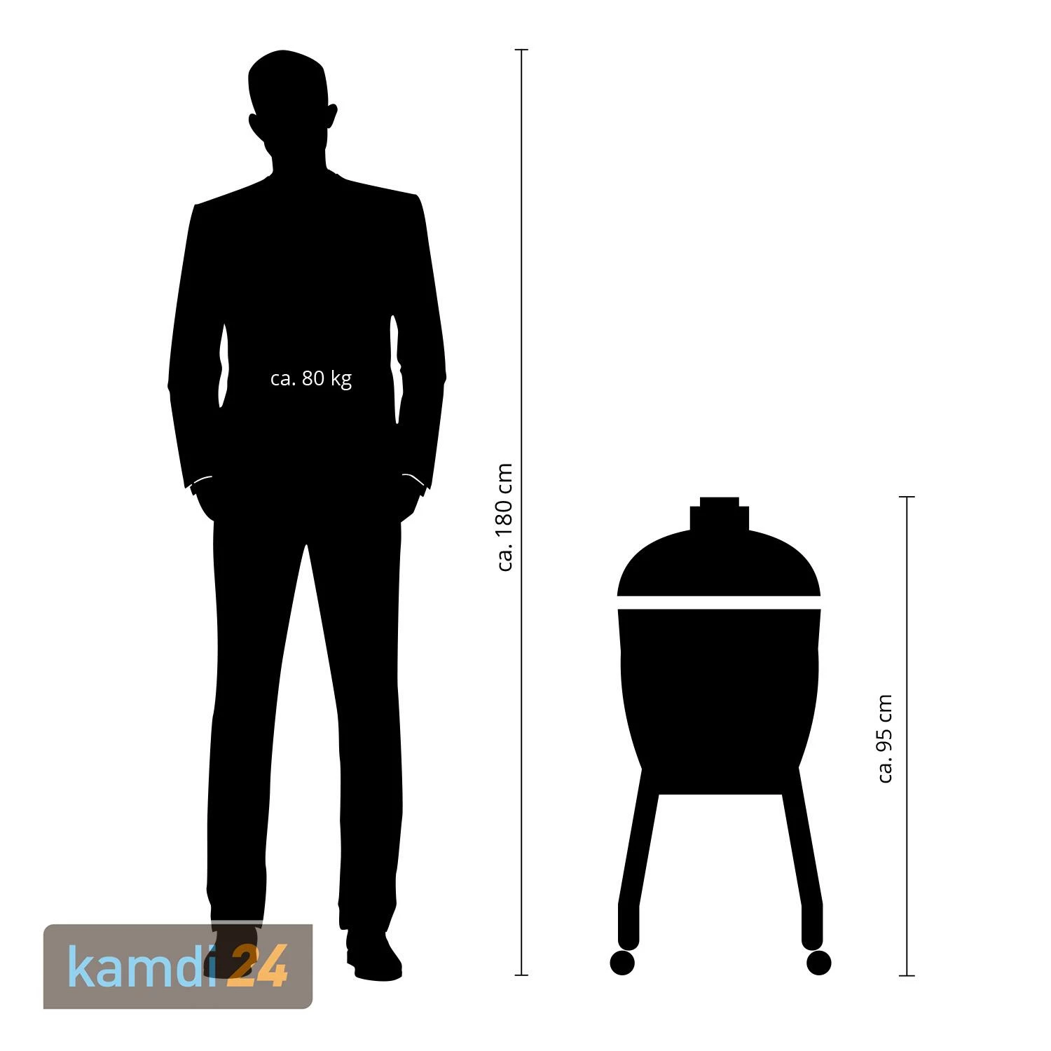 MONOLITH JUNIOR Keramikgrill PRO-Serie 2.0 Schwarz Mit Gestell 11 MONOLITH JUNIOR Keramikgrill PRO-Serie 2.0 Schwarz Mit Gestell – Bild 11