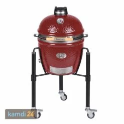 MONOLITH JUNIOR Keramikgrill PRO-Serie 2.0 Rot Mit Gestell