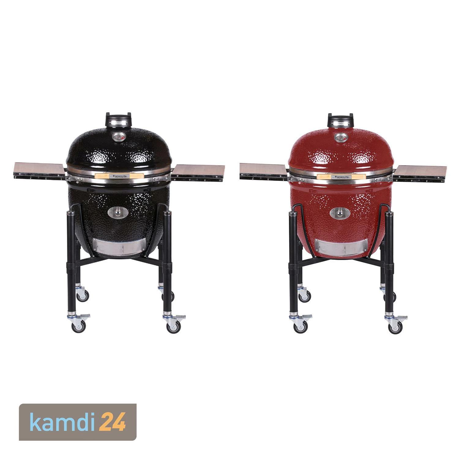 MONOLITH LeCHEF Keramikgrill PRO-Serie 2.0 Rot Mit Gestell Und Seitentischen 3 MONOLITH LeCHEF Keramikgrill PRO-Serie 2.0 Rot Mit Gestell Und Seitentischen – Bild 3
