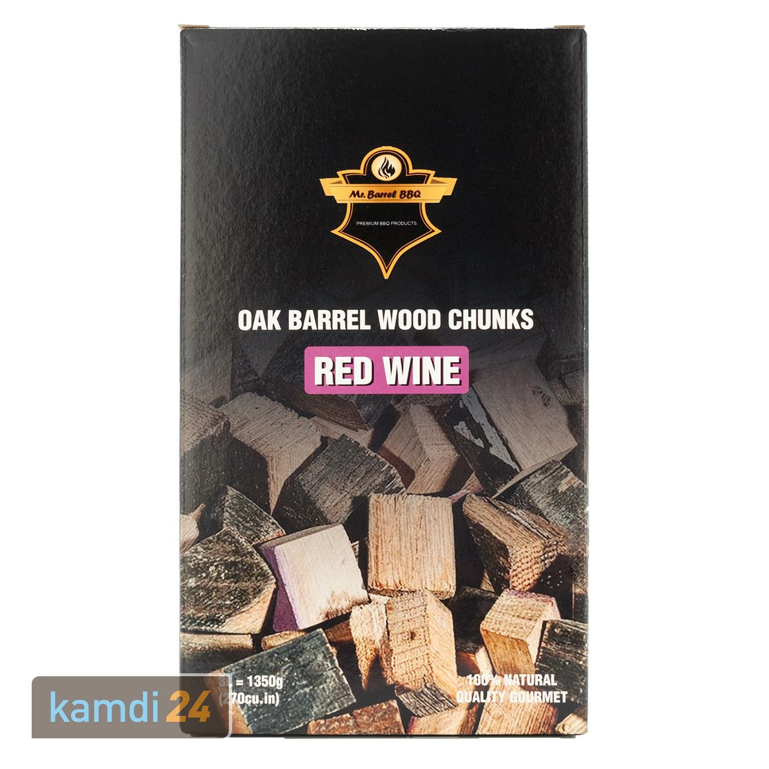 Mr. Barrel BBQ Chunks L Red Wine, 1,35 Kg 1 Mr. Barrel BBQ Chunks L Red Wine, 1,35 Kg