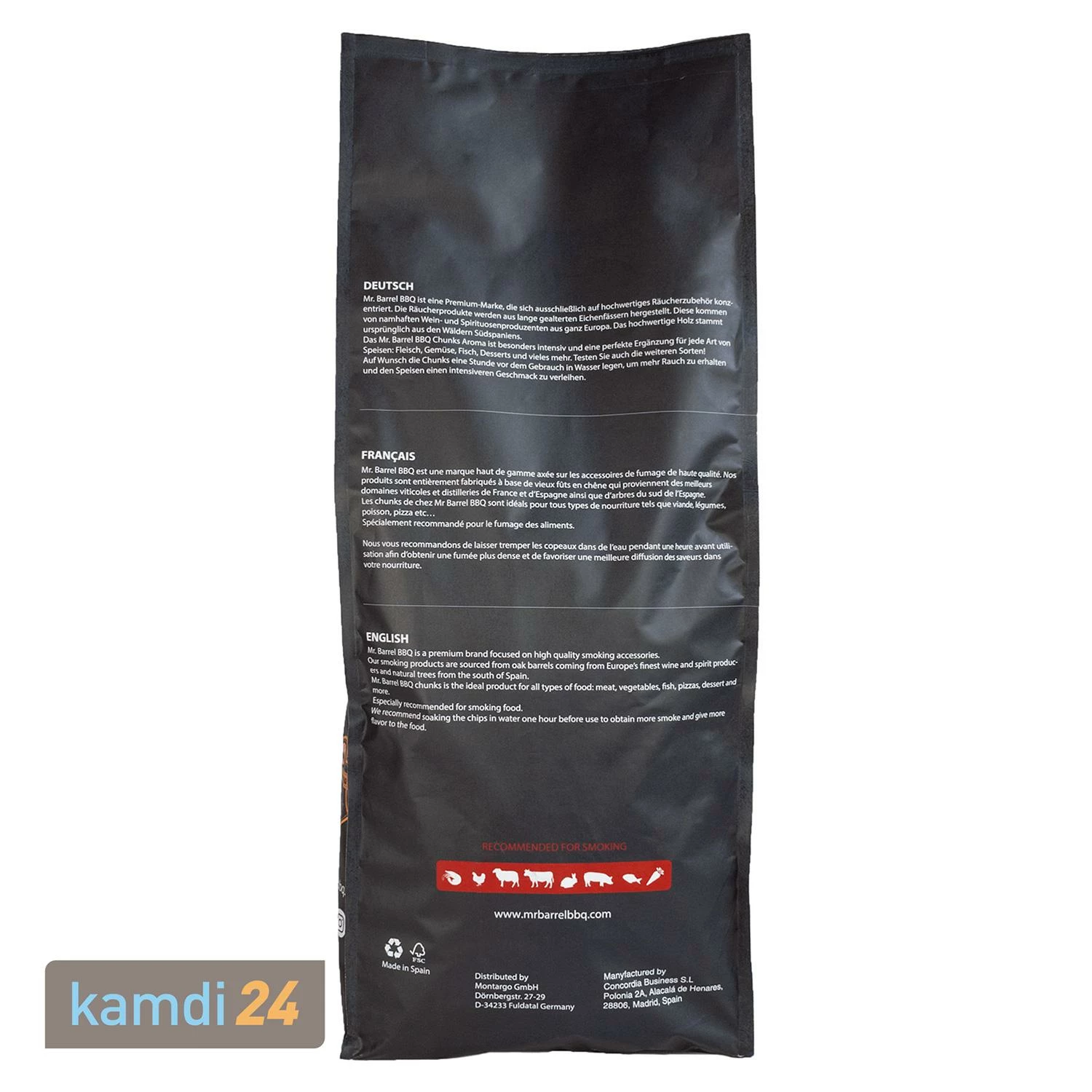 Mr. Barrel BBQ Chunks XL Cognac, 3 Kg 2 Mr. Barrel BBQ Chunks XL Cognac, 3 Kg – Bild 2