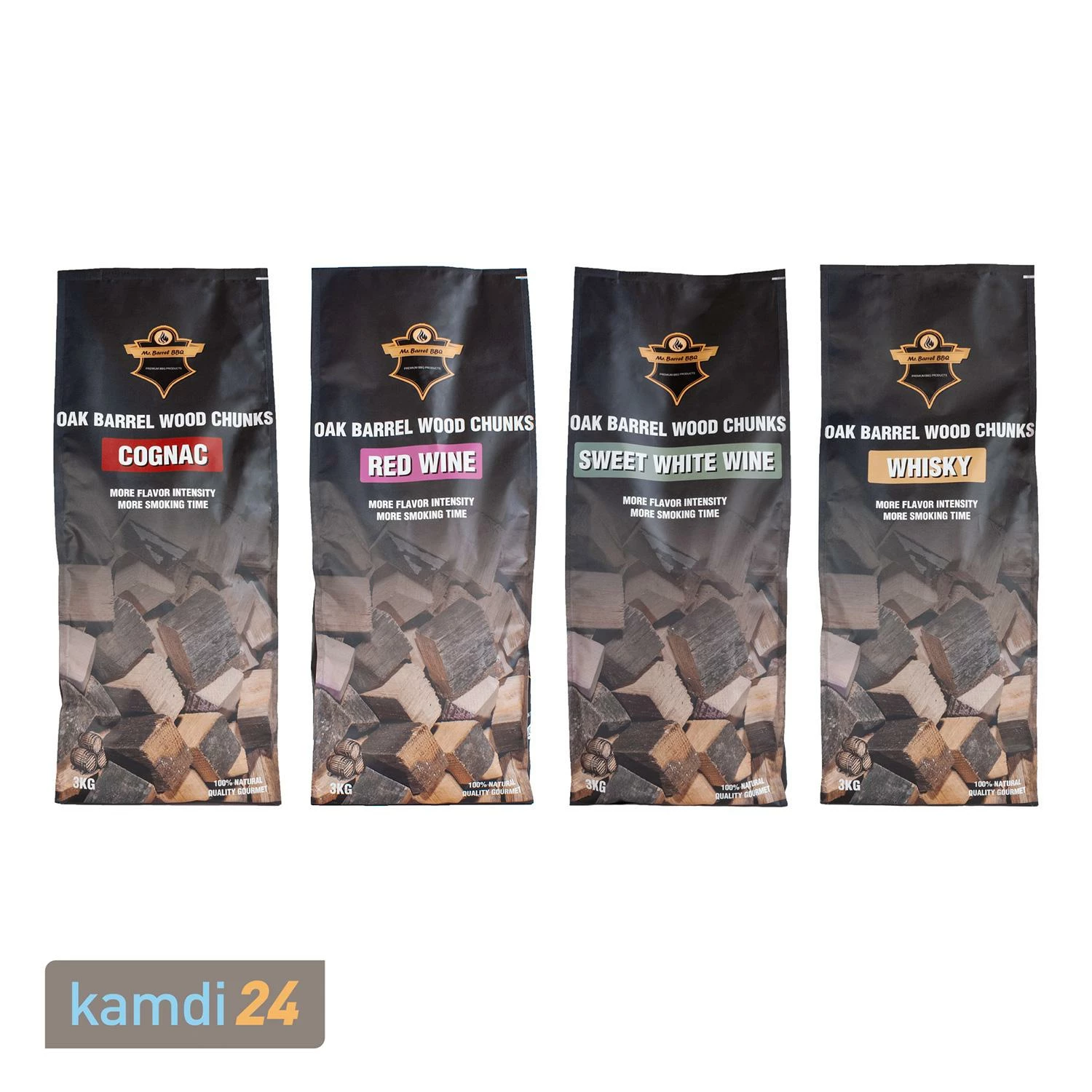 Mr. Barrel BBQ Chunks XL Cognac, 3 Kg 8 Mr. Barrel BBQ Chunks XL Cognac, 3 Kg – Bild 8