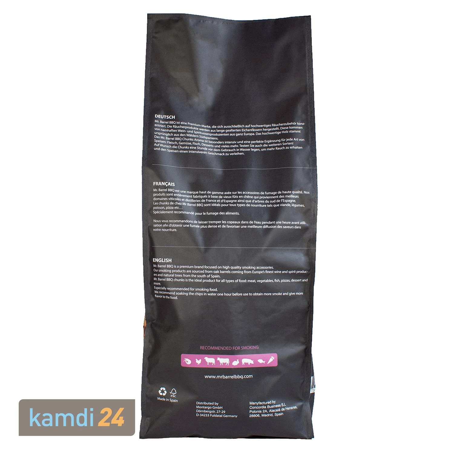 Mr. Barrel BBQ Chunks XL Red Wine, 3 Kg 2 Mr. Barrel BBQ Chunks XL Red Wine, 3 Kg – Bild 2
