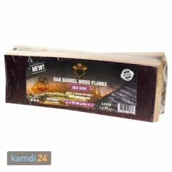 Mr. Barrel BBQ Planks L Red Wine, 3er-Set