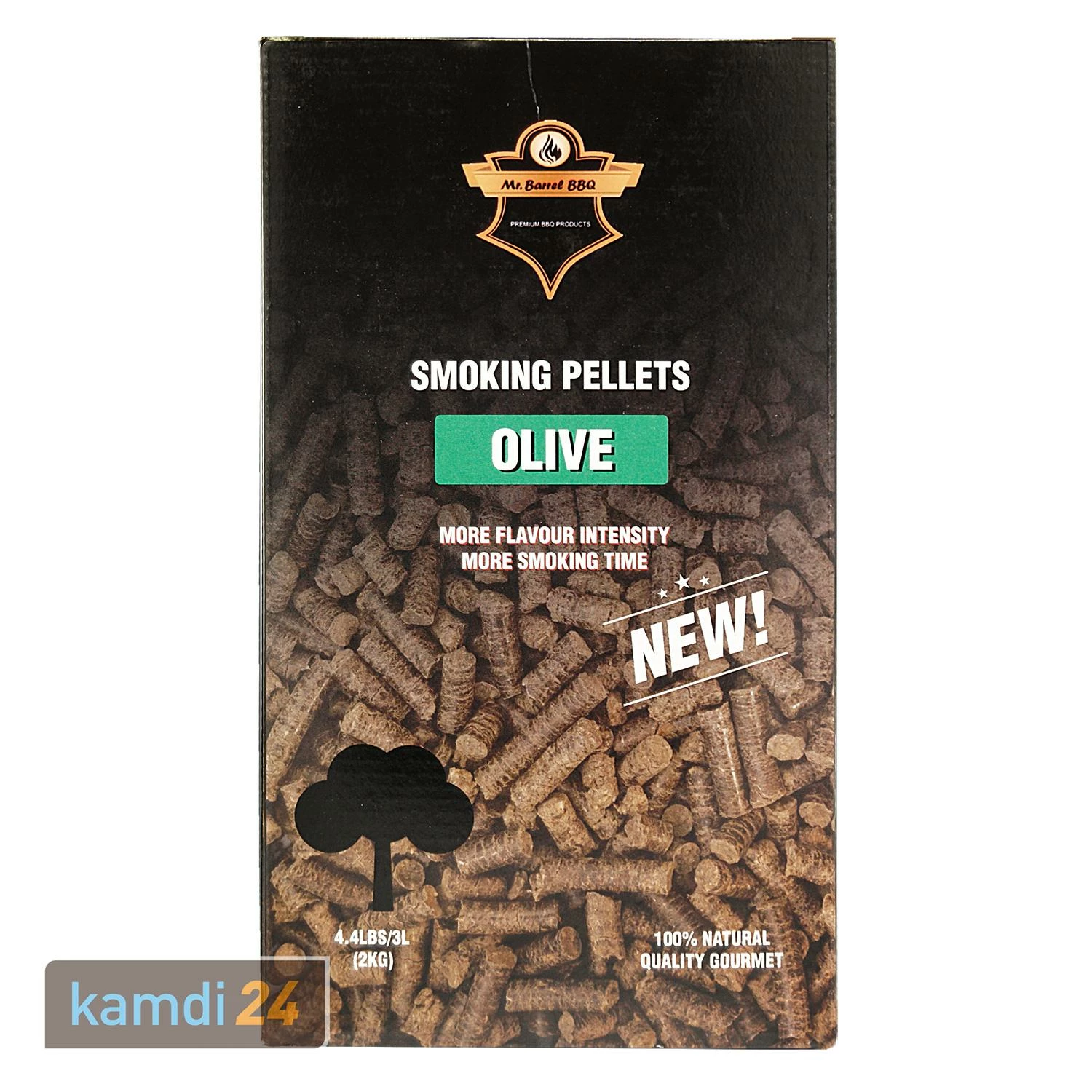 Mr. Barrel BBQ Smoking Pellets L Olive, 2 Kg 1 Mr. Barrel BBQ Smoking Pellets L Olive, 2 Kg