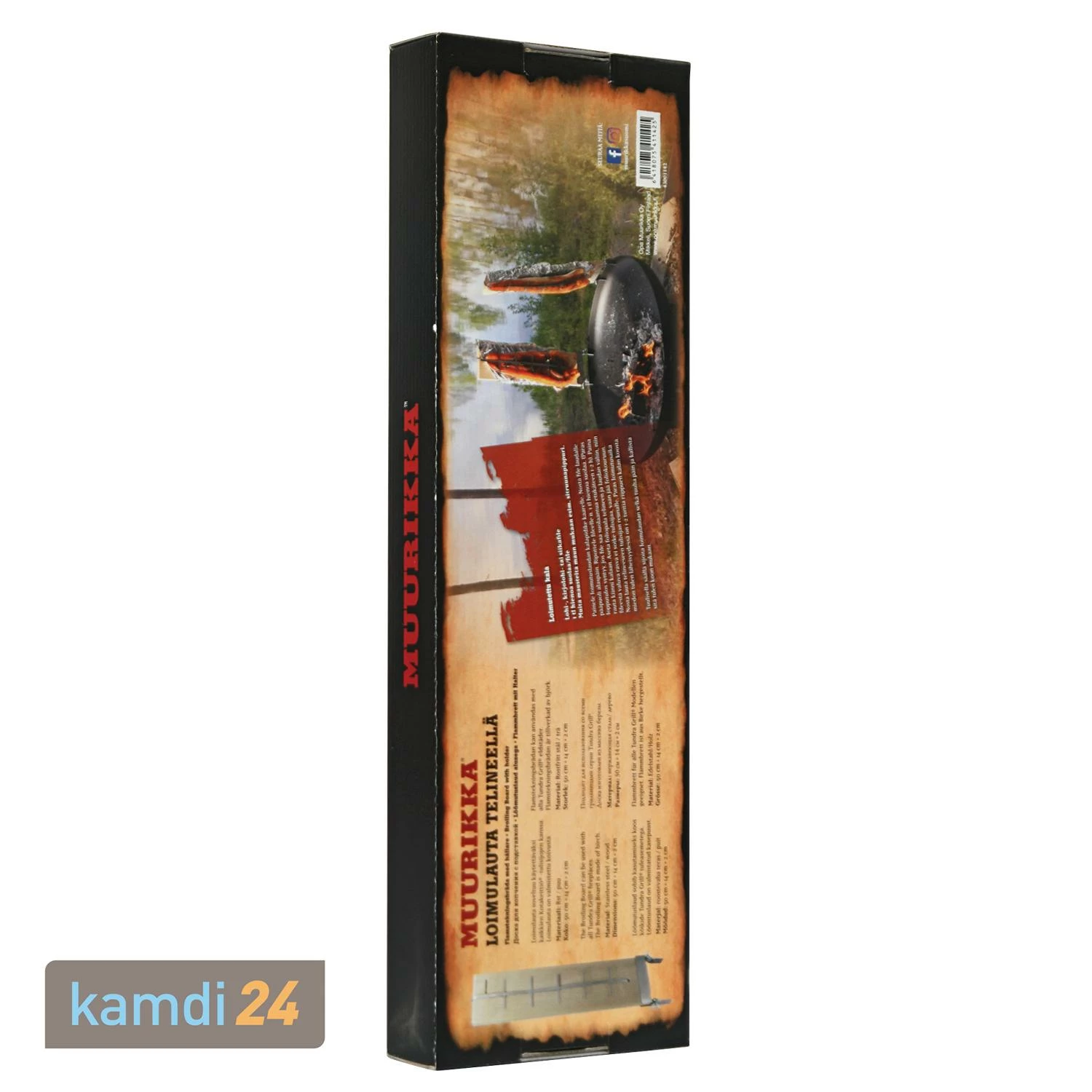 Muurikka Flammlachsbrett Mit Halterung Und Rahmen 9 Muurikka Flammlachsbrett Mit Halterung Und Rahmen – Bild 9