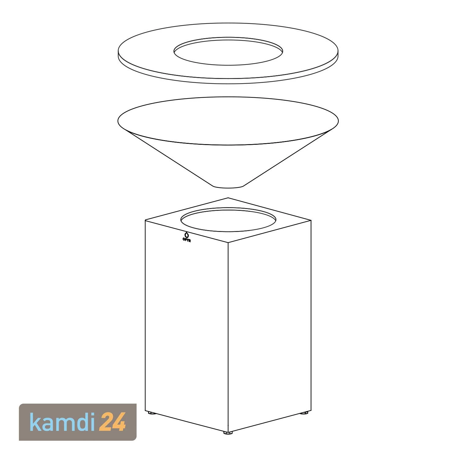 OFYR Classic Black 85 Grill & Feuerstelle 12 OFYR Classic Black 85 Grill & Feuerstelle – Bild 12