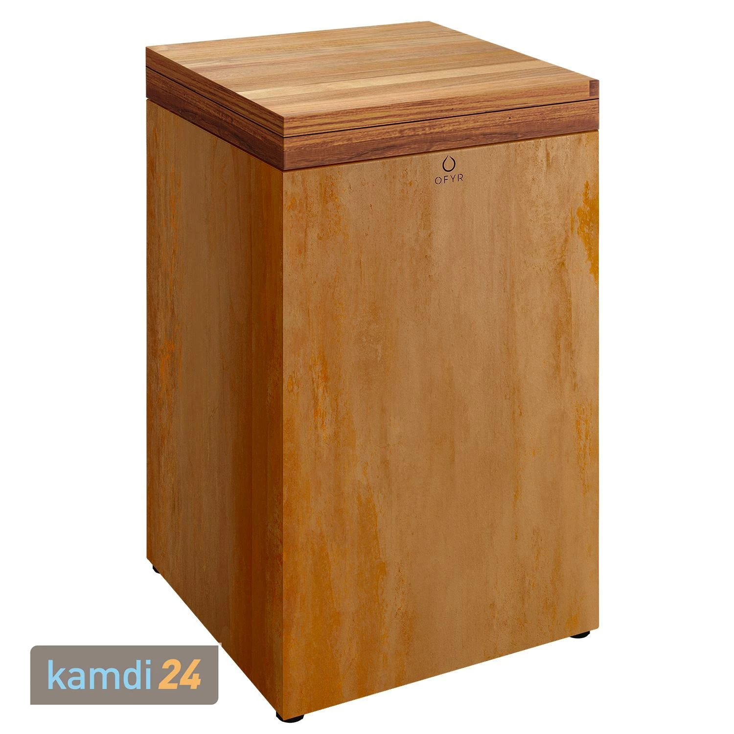 OFYR Classic Corten 100 Grill & Feuerstelle Upgrade-Set Zum PRO Mit Teakholz-Block 6 OFYR Classic Corten 100 Grill & Feuerstelle Upgrade-Set Zum PRO Mit Teakholz-Block – Bild 6