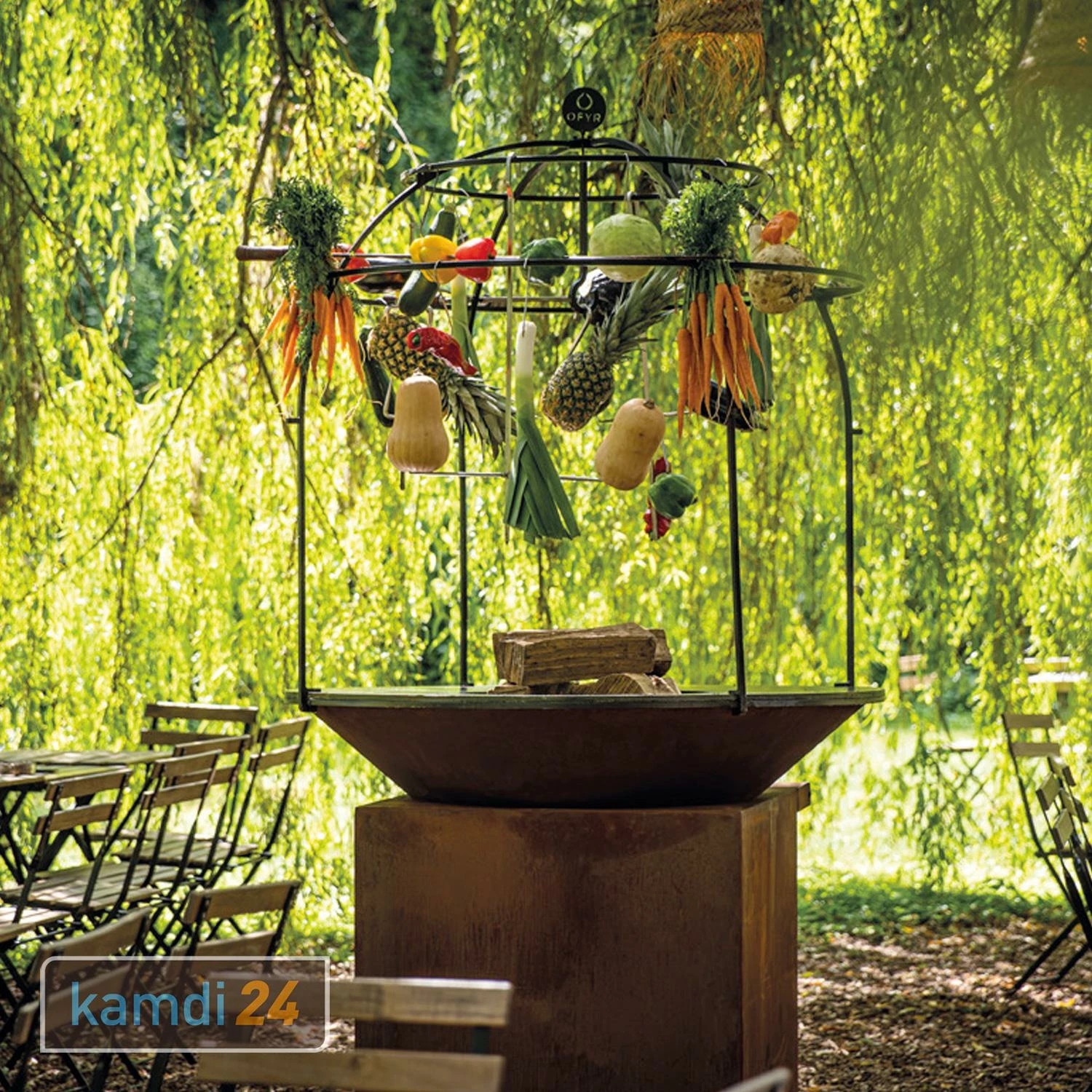 OFYR Classic Corten 120 PRO+ Grill- & Feuerstelle 3 OFYR Classic Corten 120 PRO+ Grill- & Feuerstelle – Bild 3