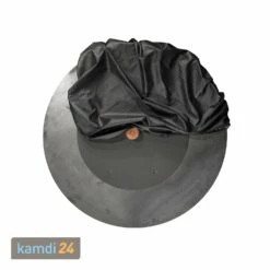 OFYR Deckel-Set Lösch- Und Softschutzdeckel Schwarz Für 100-er Grill & Feuerstelle