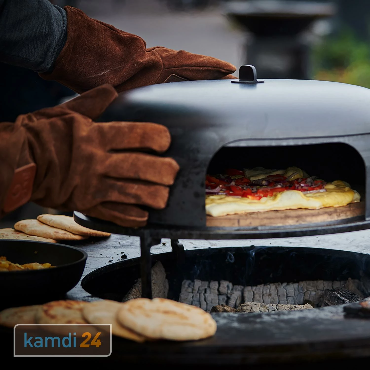 OFYR Grillhandschuhe Wildleder Braun 6 OFYR Grillhandschuhe Wildleder Braun – Bild 6