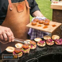 OFYR Grillschürze Leder Braun -WEBER Verkäufe ofyr grillschuerze leder braun 22303 m 3