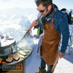 OFYR Grillschürze Leder Braun -WEBER Verkäufe ofyr grillschuerze leder braun 22303 m 6