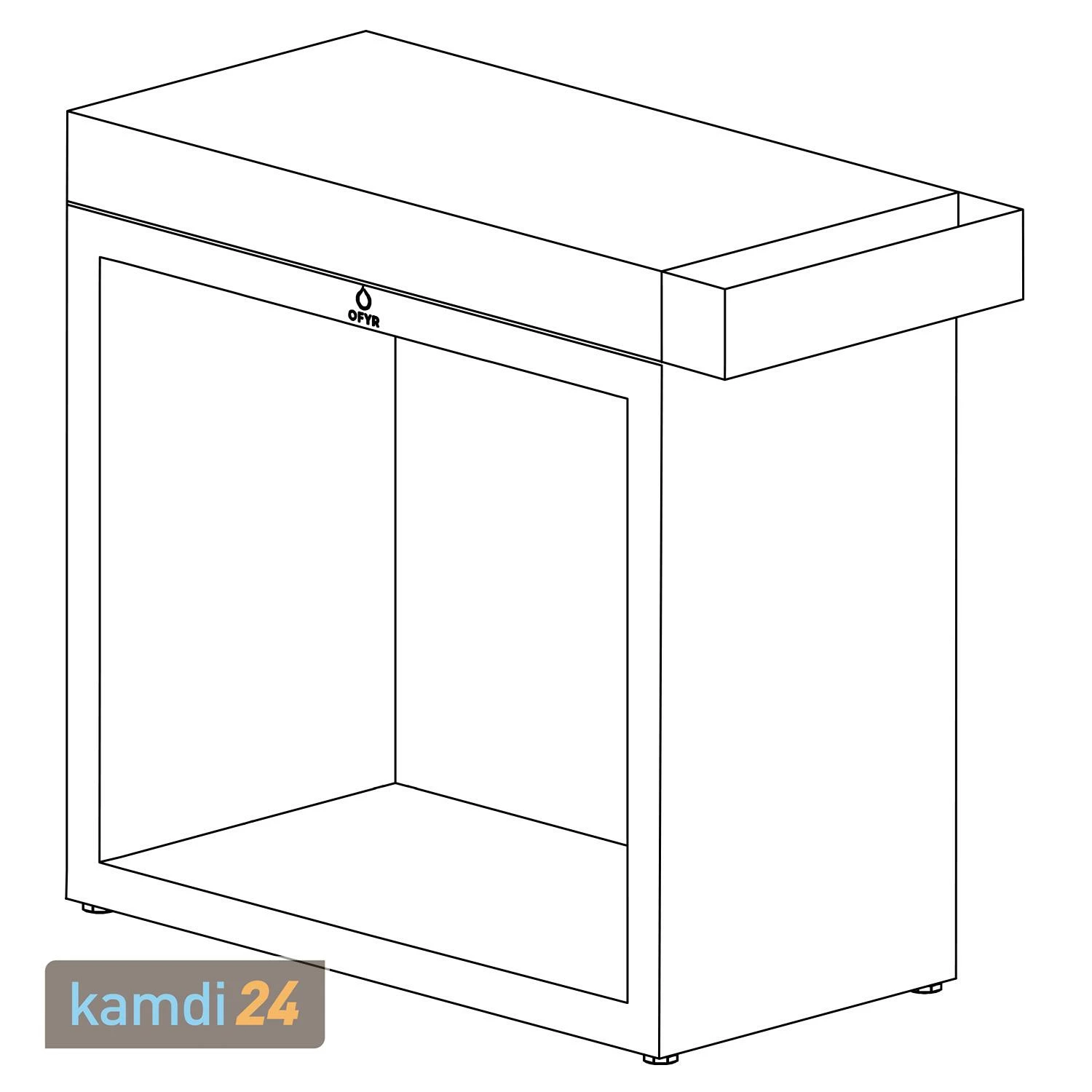 OFYR Holzfach Black 90 Mit Arbeitsplatte Keramik 4 OFYR Holzfach Black 90 Mit Arbeitsplatte Keramik – Bild 4