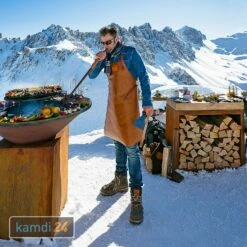 OFYR Holzfach Corten 90 Mit Arbeitsplatte Teakholz -WEBER Verkäufe ofyr holzfach corten 90 mit arbeitsplatte teakholz 22416 m 3