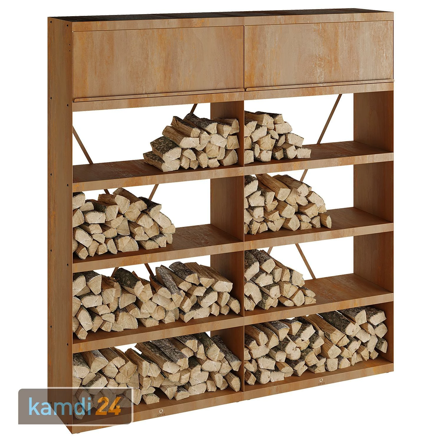 OFYR Holzregal Corten 200 1 OFYR Holzregal Corten 200