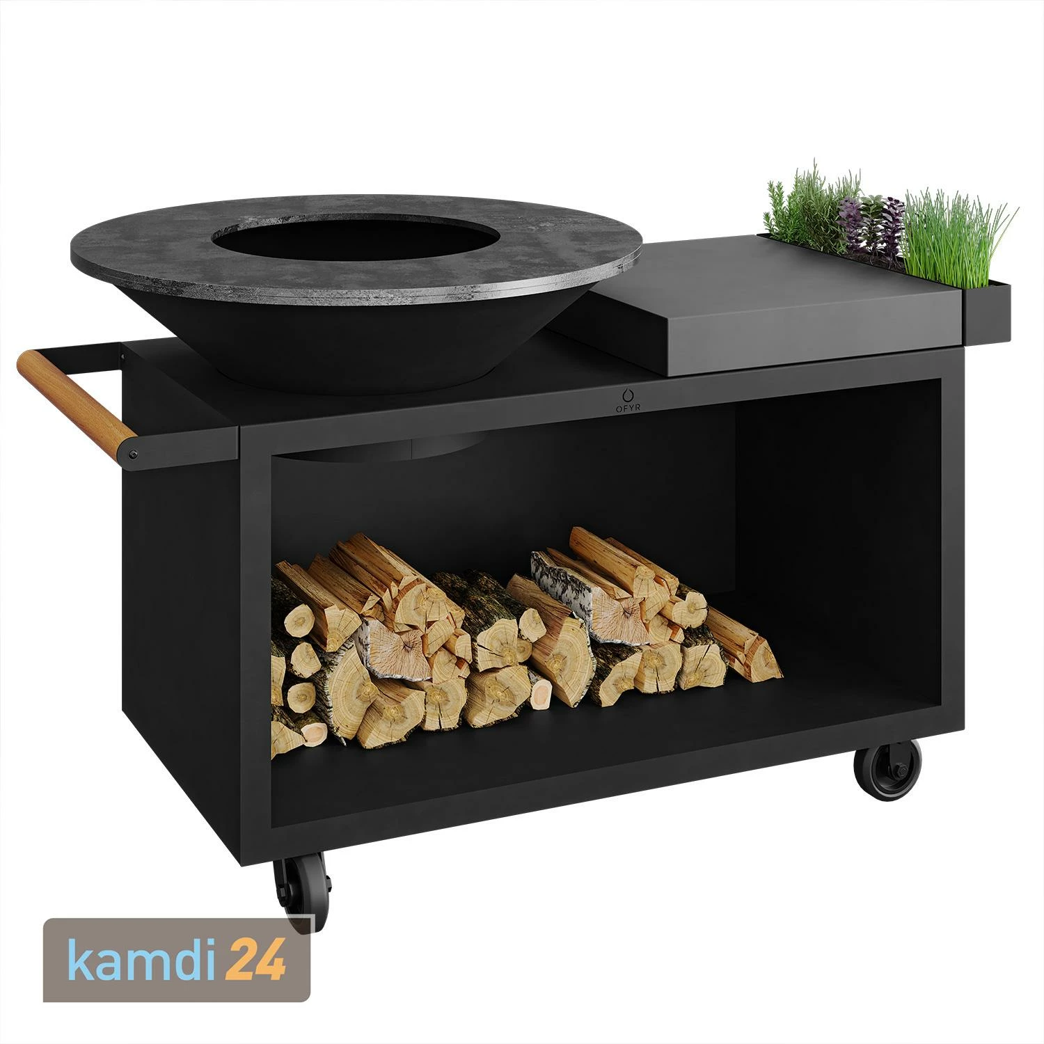 OFYR Island Black 100 PRO Grill & Feuerstelle Mit Arbeitsplatte Keramik 1 OFYR Island Black 100 PRO Grill & Feuerstelle Mit Arbeitsplatte Keramik