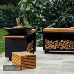 OFYR Island Black 100 PRO Grill & Feuerstelle Mit Arbeitsplatte Teakholz -WEBER Verkäufe ofyr island black 100 pro grill feuerstelle mit arbeitsplatte teakholz 22244 m 2