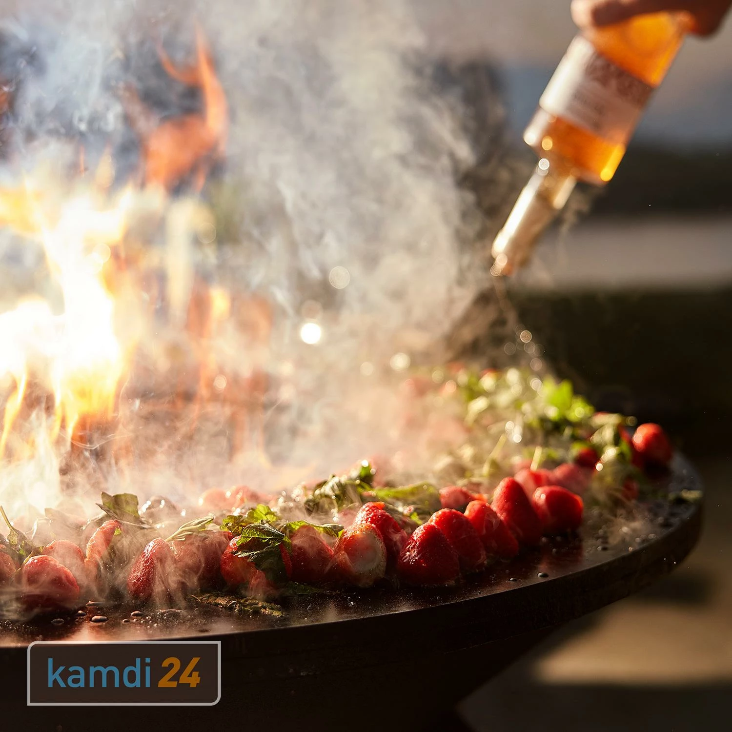 OFYR Island Corten 100 PRO Grill & Feuerstelle Mit Arbeitsplatte Teakholz 9 OFYR Island Corten 100 PRO Grill & Feuerstelle Mit Arbeitsplatte Teakholz – Bild 9