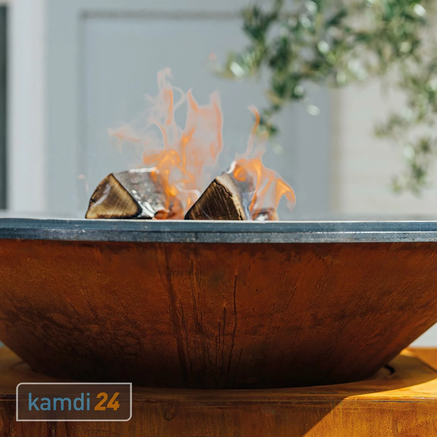 OFYR Island Corten 85 Grill & Feuerstelle Mit Arbeitsplatte Keramik 2 OFYR Island Corten 85 Grill & Feuerstelle Mit Arbeitsplatte Keramik – Bild 2