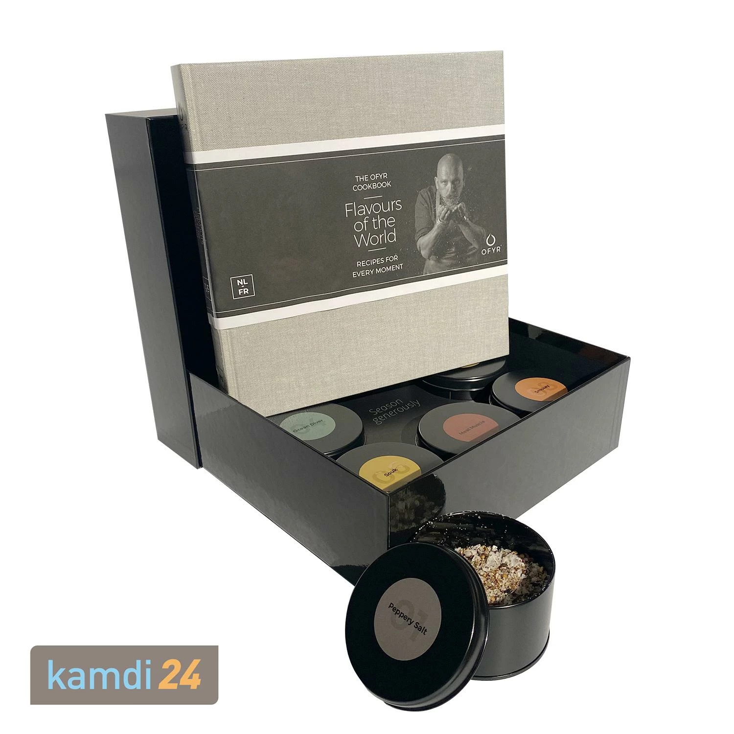 OFYR Kochbuch No.2 'Flavours Of The World' Set Mit 8 Gewürzen 1 OFYR Kochbuch No.2 'Flavours Of The World' Set Mit 8 Gewürzen