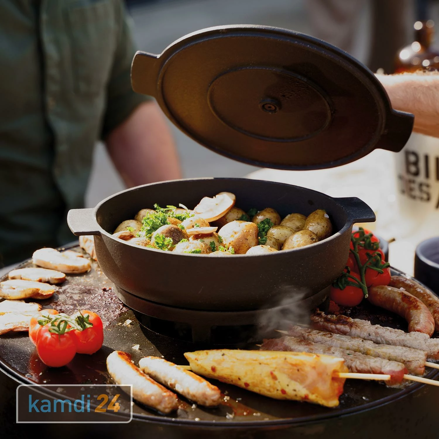 OFYR Outdoor Topf-Set Gusseisen Ø 21 Und 26 Cm 9 OFYR Outdoor Topf-Set Gusseisen Ø 21 Und 26 Cm – Bild 9