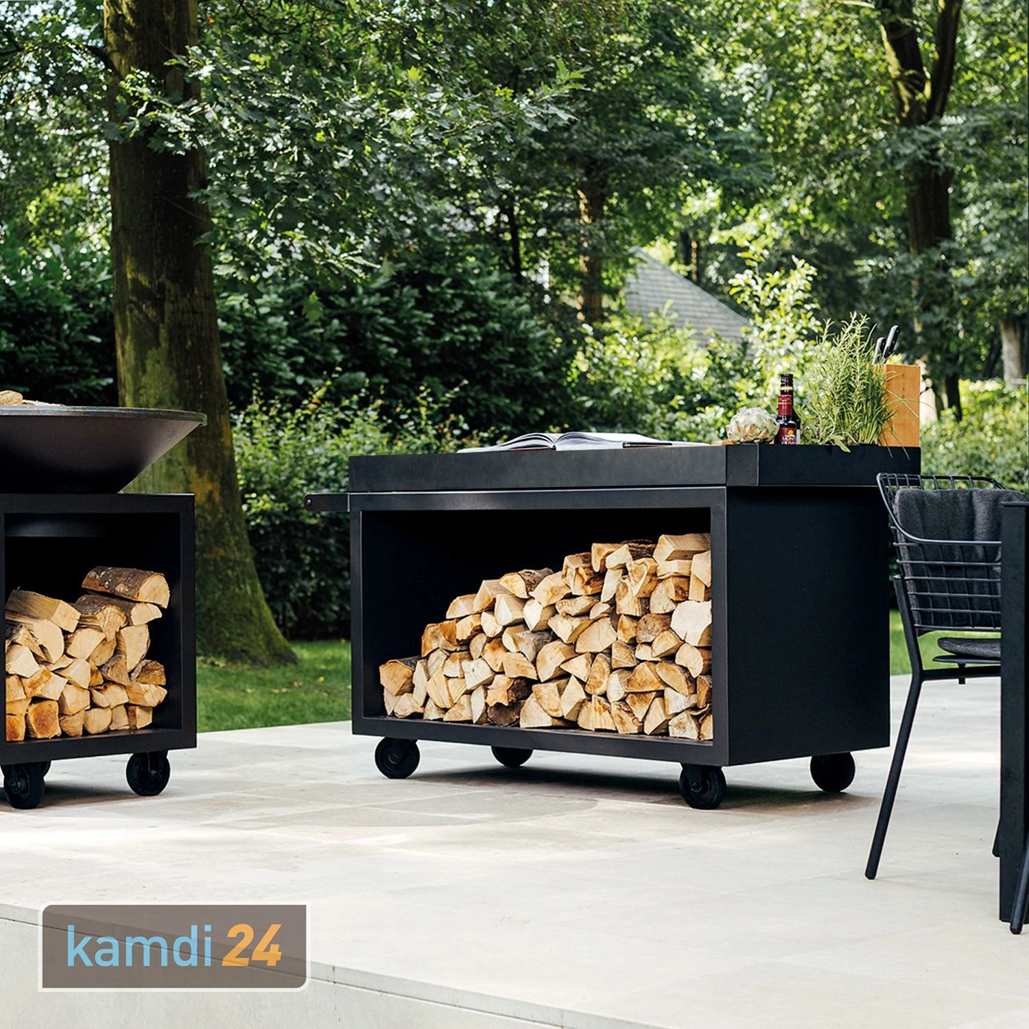 OFYR Sockel Black 135 PRO Mit Arbeitsplatte Keramik 2 OFYR Sockel Black 135 PRO Mit Arbeitsplatte Keramik – Bild 2