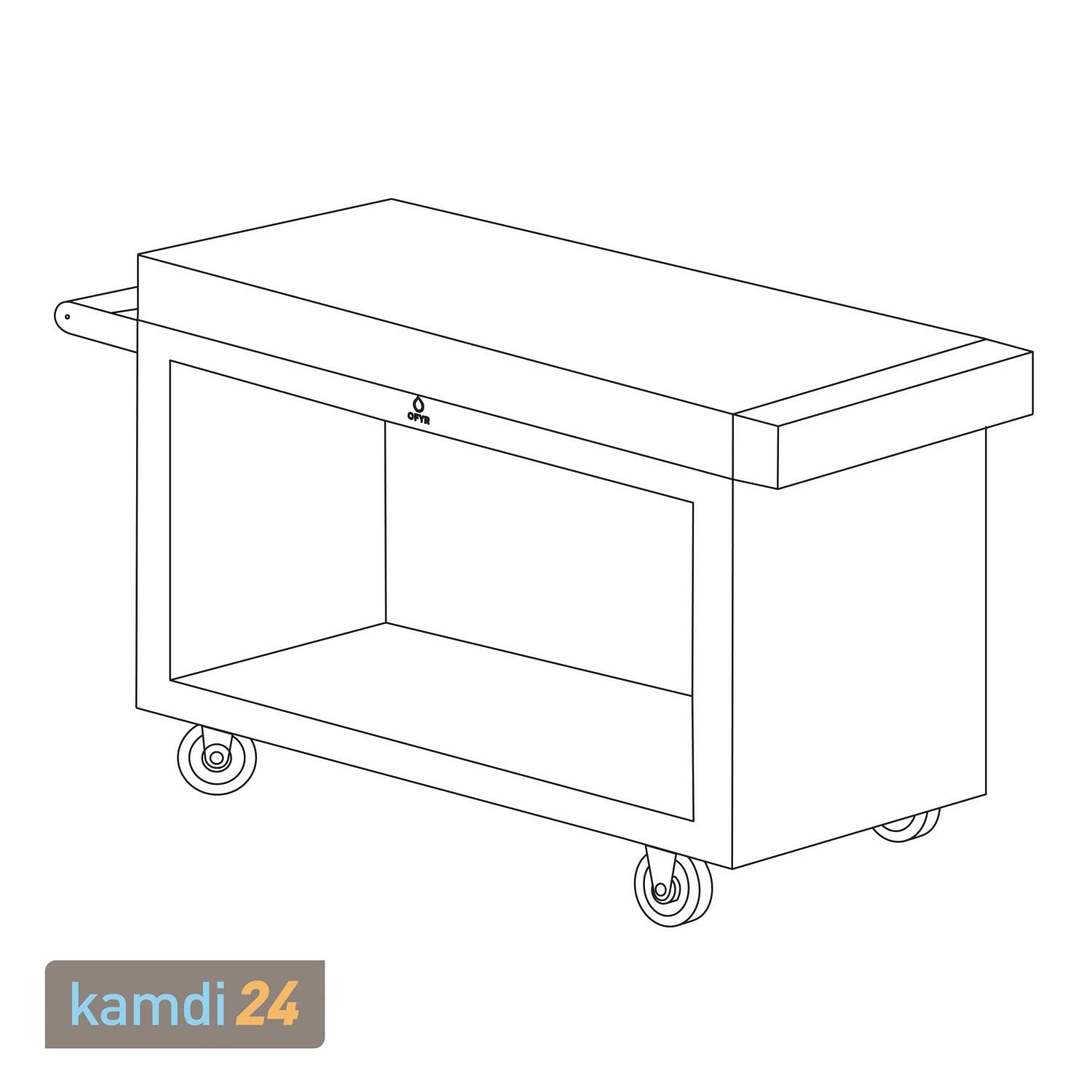 OFYR Sockel Black 135 PRO Mit Arbeitsplatte Keramik 8 OFYR Sockel Black 135 PRO Mit Arbeitsplatte Keramik – Bild 8