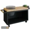 OFYR Sockel Black 135 PRO Teakholz Für Kamado BGE