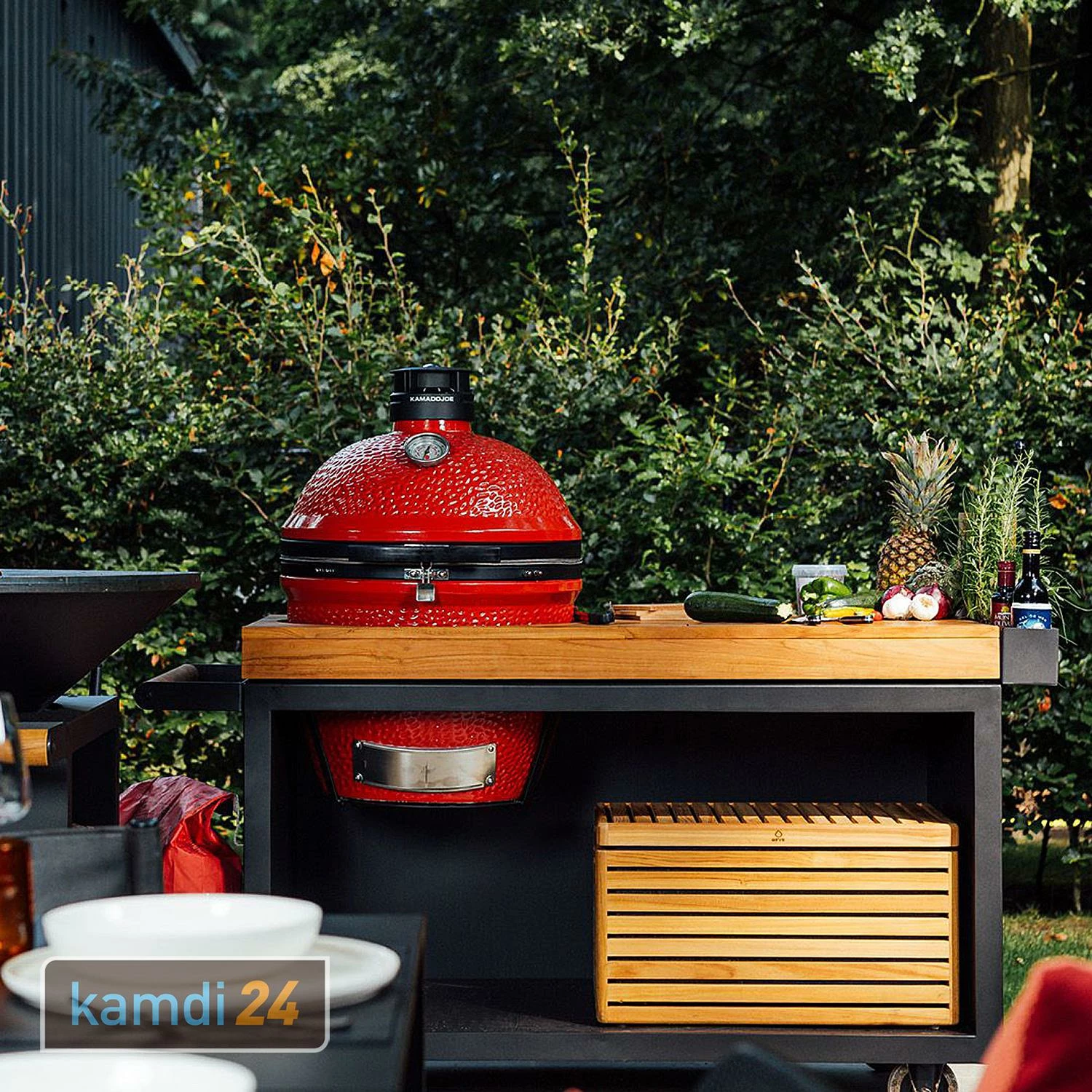 OFYR Sockel Black 135 PRO Teakholz Für Kamado KJ 8 OFYR Sockel Black 135 PRO Teakholz Für Kamado KJ – Bild 8