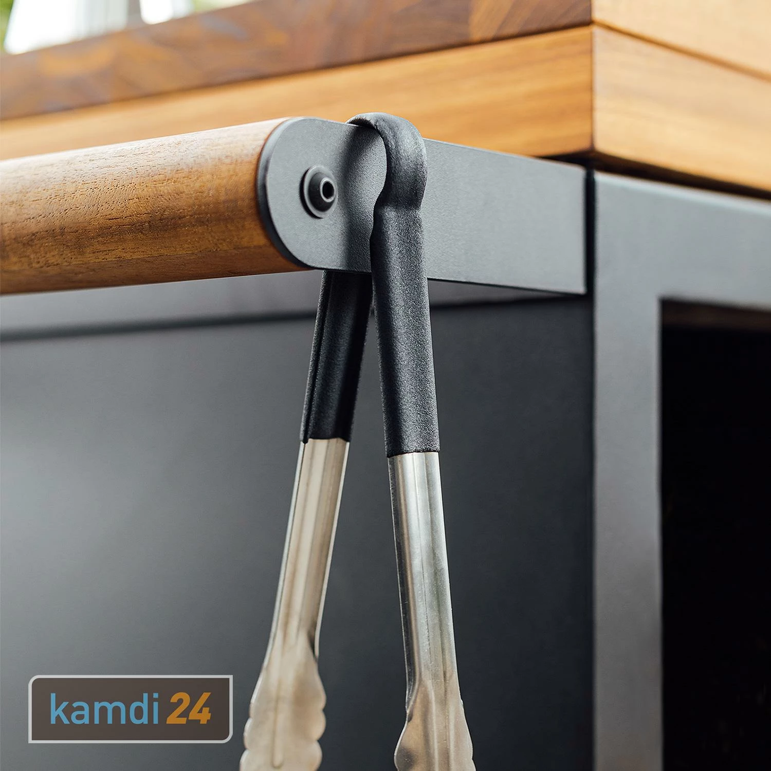 OFYR Sockel Black 65 PRO Teakholz Für Kamado KJ 3 OFYR Sockel Black 65 PRO Teakholz Für Kamado KJ – Bild 3