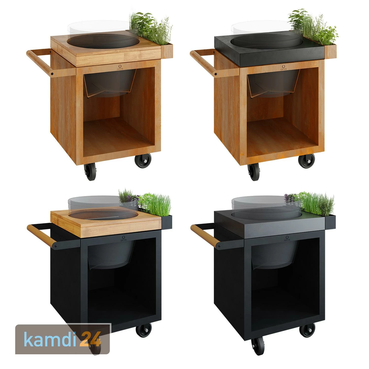 OFYR Sockel Black 65 PRO Teakholz Für Kamado BGE 2 OFYR Sockel Black 65 PRO Teakholz Für Kamado BGE – Bild 2