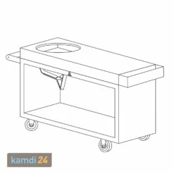 OFYR Sockel Corten 135 PRO Beton Für Kamado BGE -WEBER Verkäufe ofyr sockel corten 135 pro beton fuer kamado bge 22502 m 2