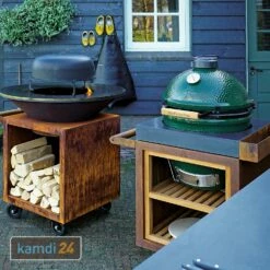 OFYR Sockel Corten 65 PRO Beton Für Kamado BGE -WEBER Verkäufe ofyr sockel corten 65 pro beton fuer kamado xy 22499 m 2