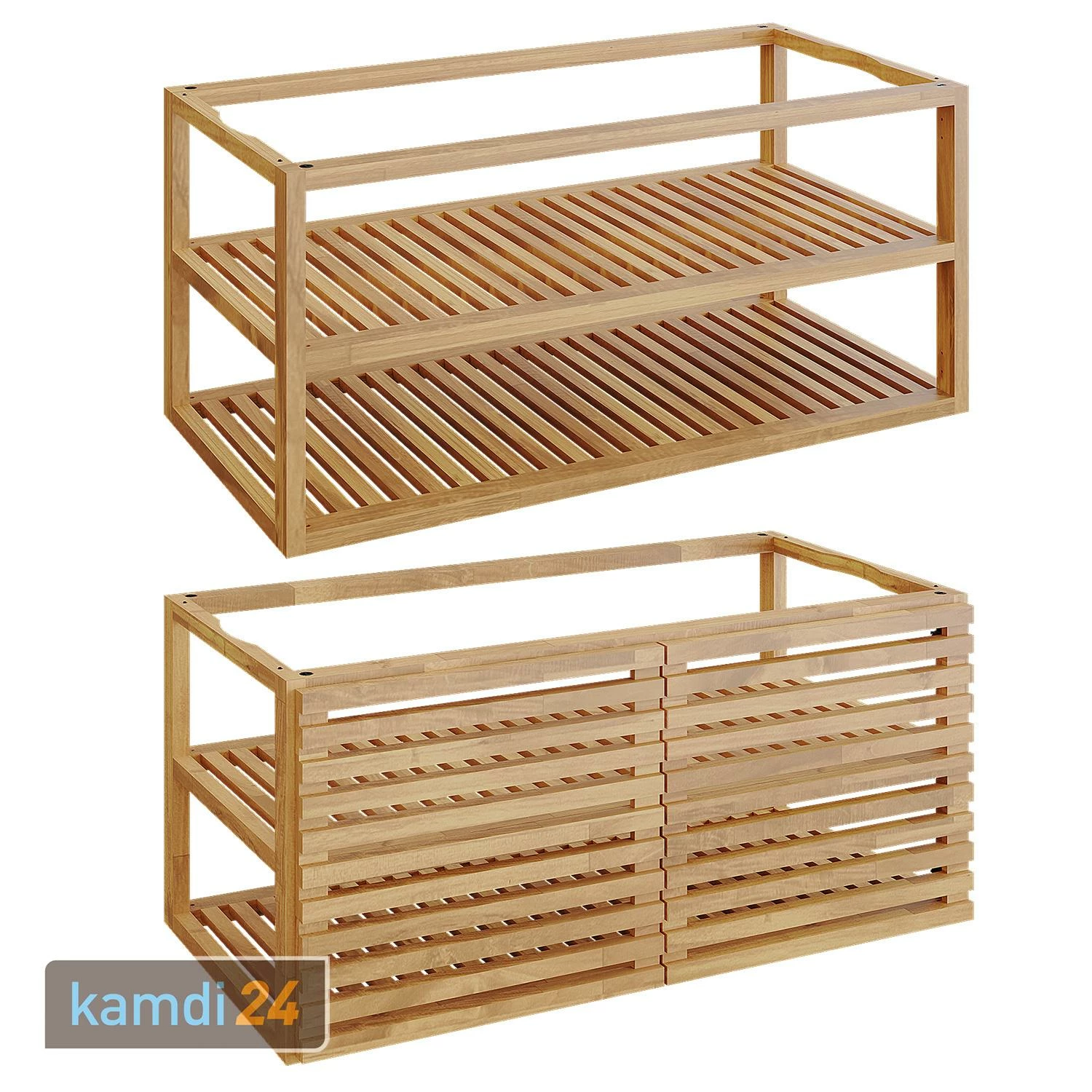 OFYR Untergestell-Einsatz PRO Teakholz Groß Mit Türen 4 OFYR Untergestell-Einsatz PRO Teakholz Groß Mit Türen – Bild 4