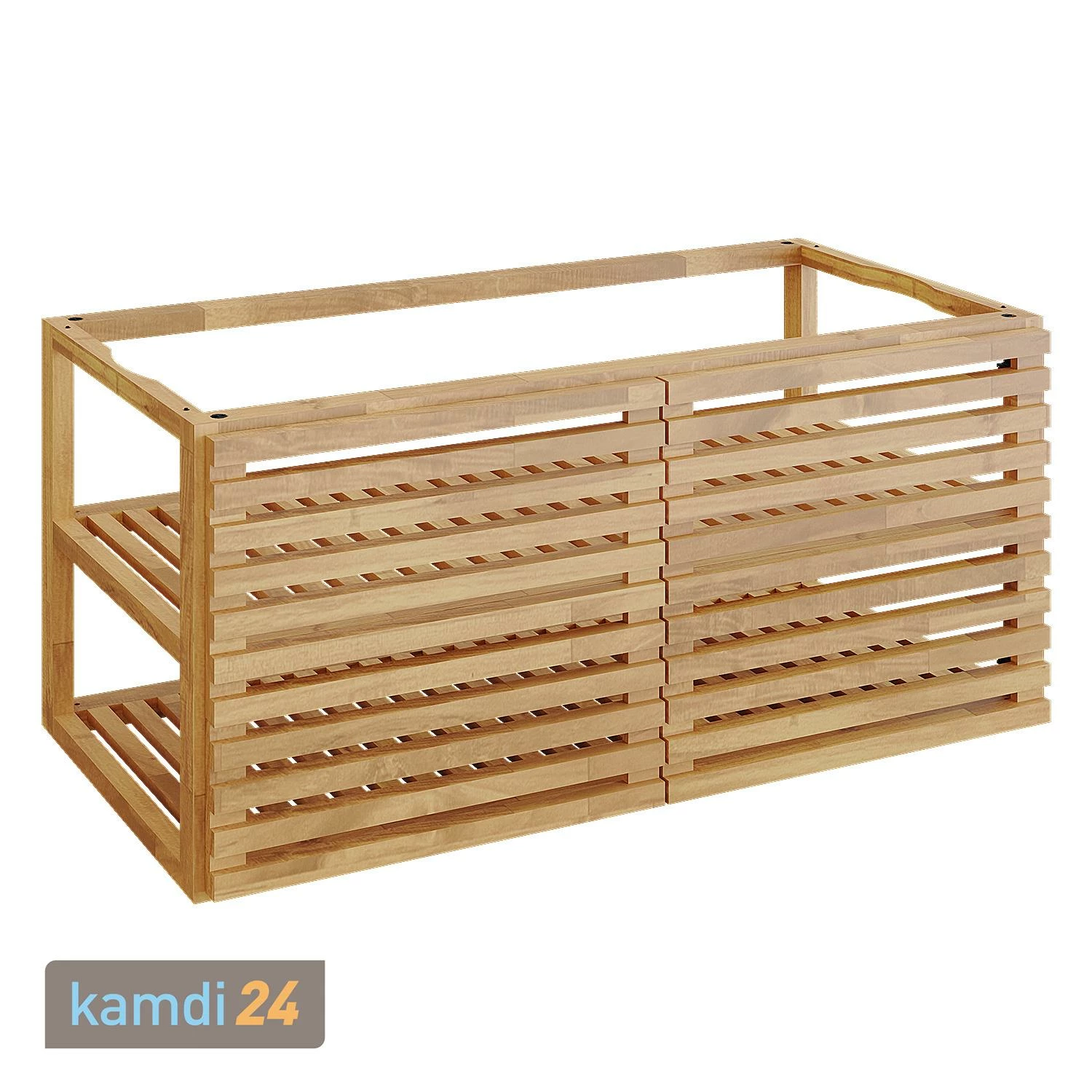 OFYR Untergestell-Einsatz PRO Teakholz Groß Mit Türen 1 OFYR Untergestell-Einsatz PRO Teakholz Groß Mit Türen