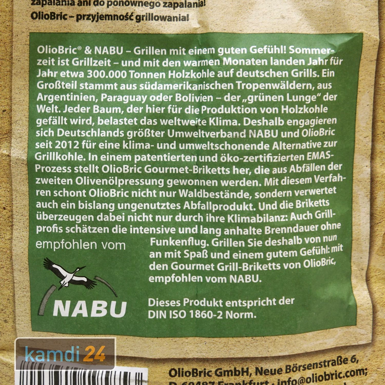 OlioBric Grill-Briketts, Eiform, 5 X 3 Kg (15 Kg) 11 OlioBric Grill-Briketts, Eiform, 5 X 3 Kg (15 Kg) – Bild 11