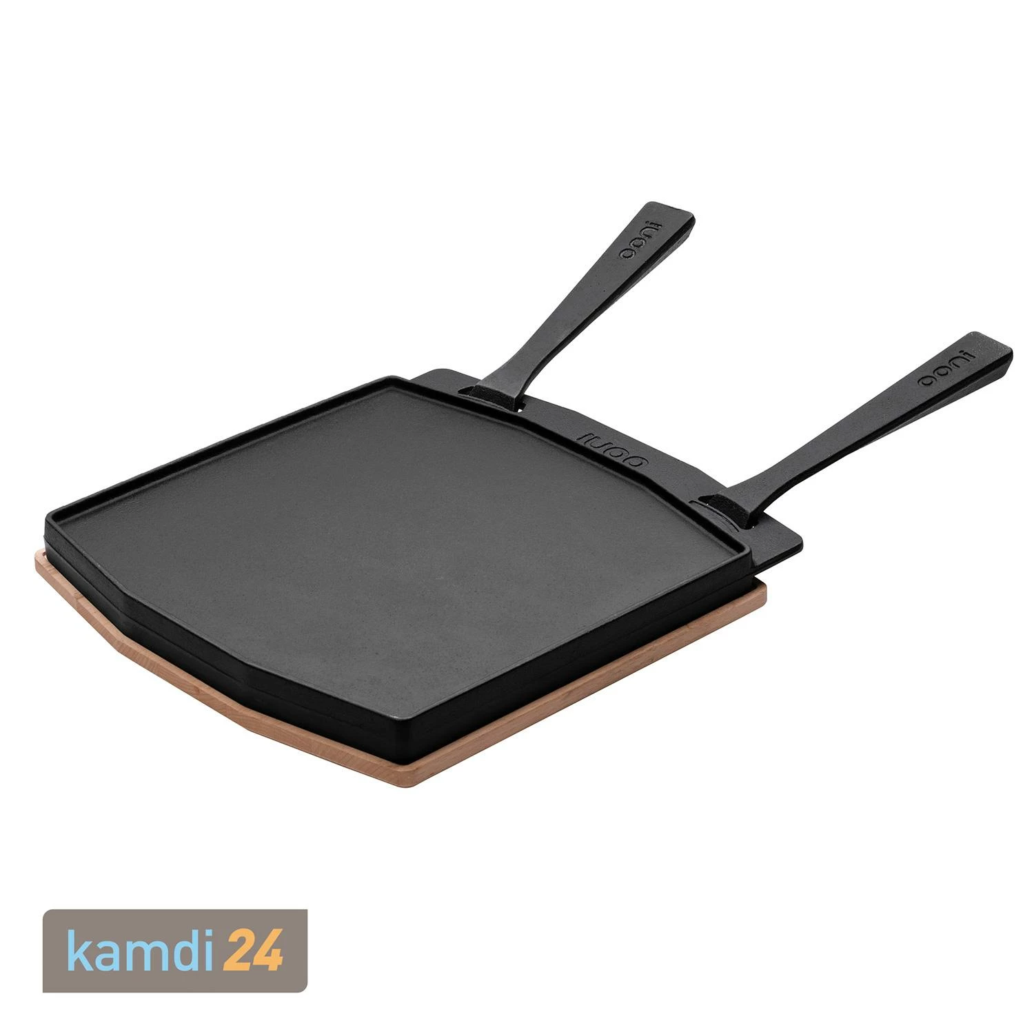 Ooni Doppelseitige Grillpfanne Aus Gusseisen Inkl. Untersetzer 2 Ooni Doppelseitige Grillpfanne Aus Gusseisen Inkl. Untersetzer – Bild 2