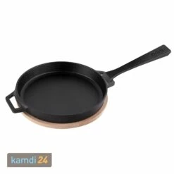 Ooni Runde Pfanne Aus Gusseisen Inkl. Untersetzer