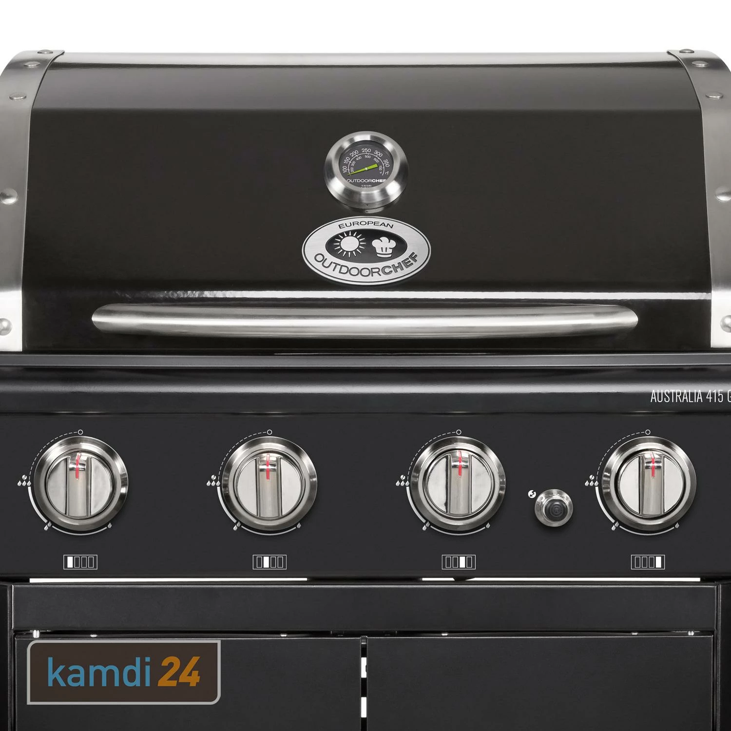 Outdoorchef Australia 415 G Gas-Grillstation Schwarz + Abdeckhaube 6 Outdoorchef Australia 415 G Gas-Grillstation Schwarz + Abdeckhaube – Bild 6