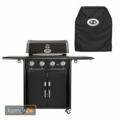 Outdoorchef Australia 415 G Gas-Grillstation Schwarz + Abdeckhaube