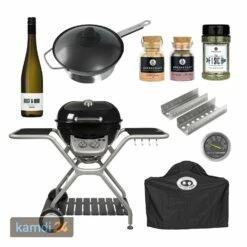 Outdoorchef Montreux 570 G Granit Gas-Kugelgrill Geschenkset