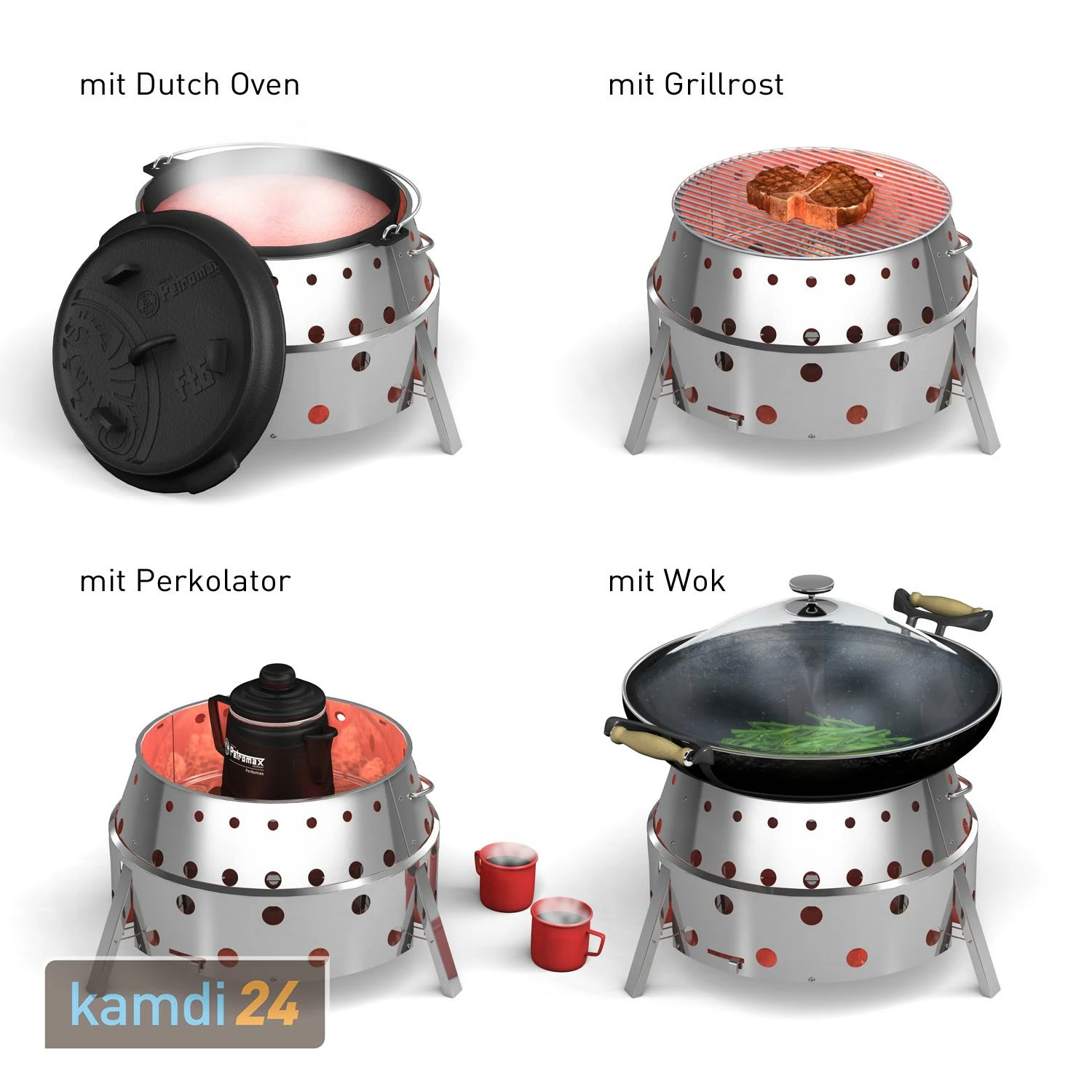 Petromax Atago + Feuertopf Ft4.5-t Ohne Füße 6 Petromax Atago + Feuertopf Ft4.5-t Ohne Füße – Bild 6